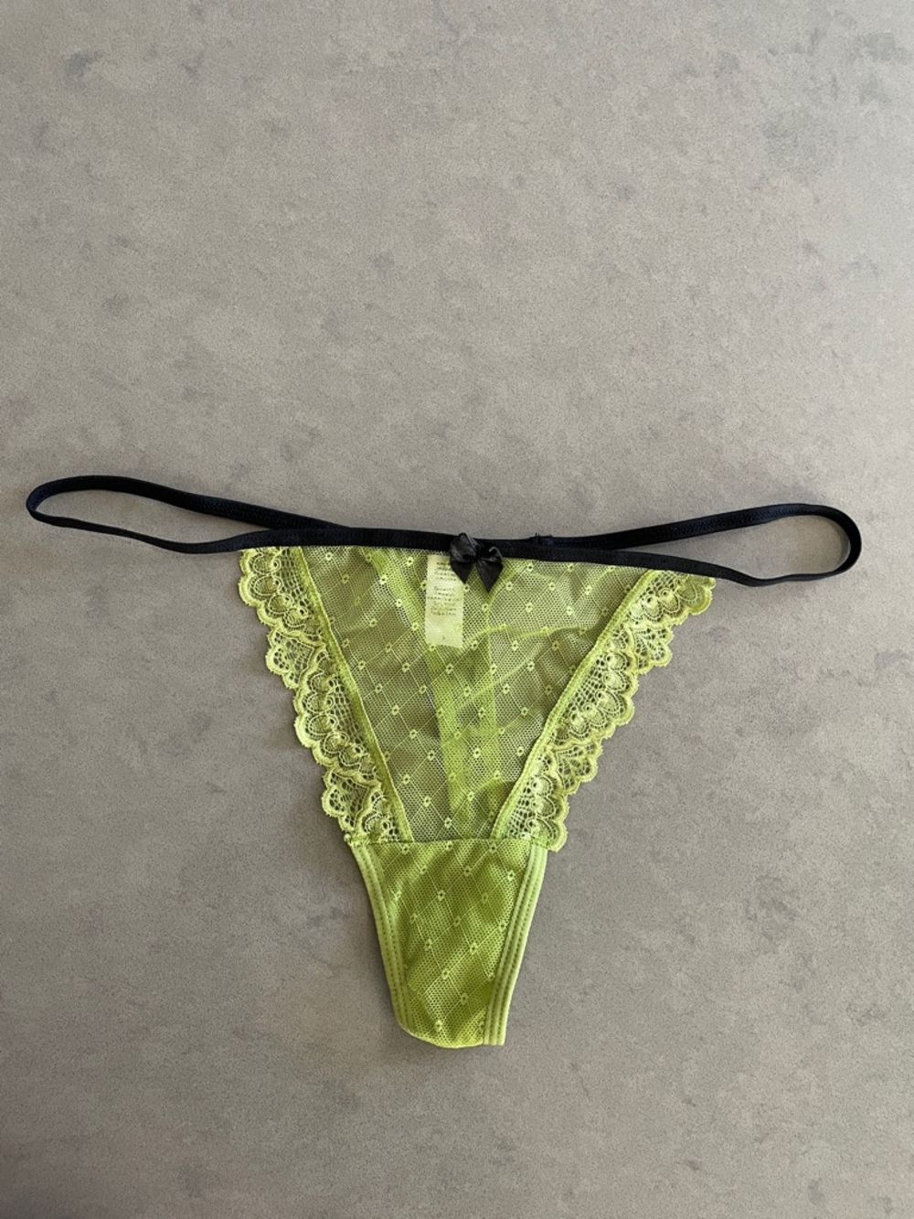 NWOT Sheer Strappy Lace Thong